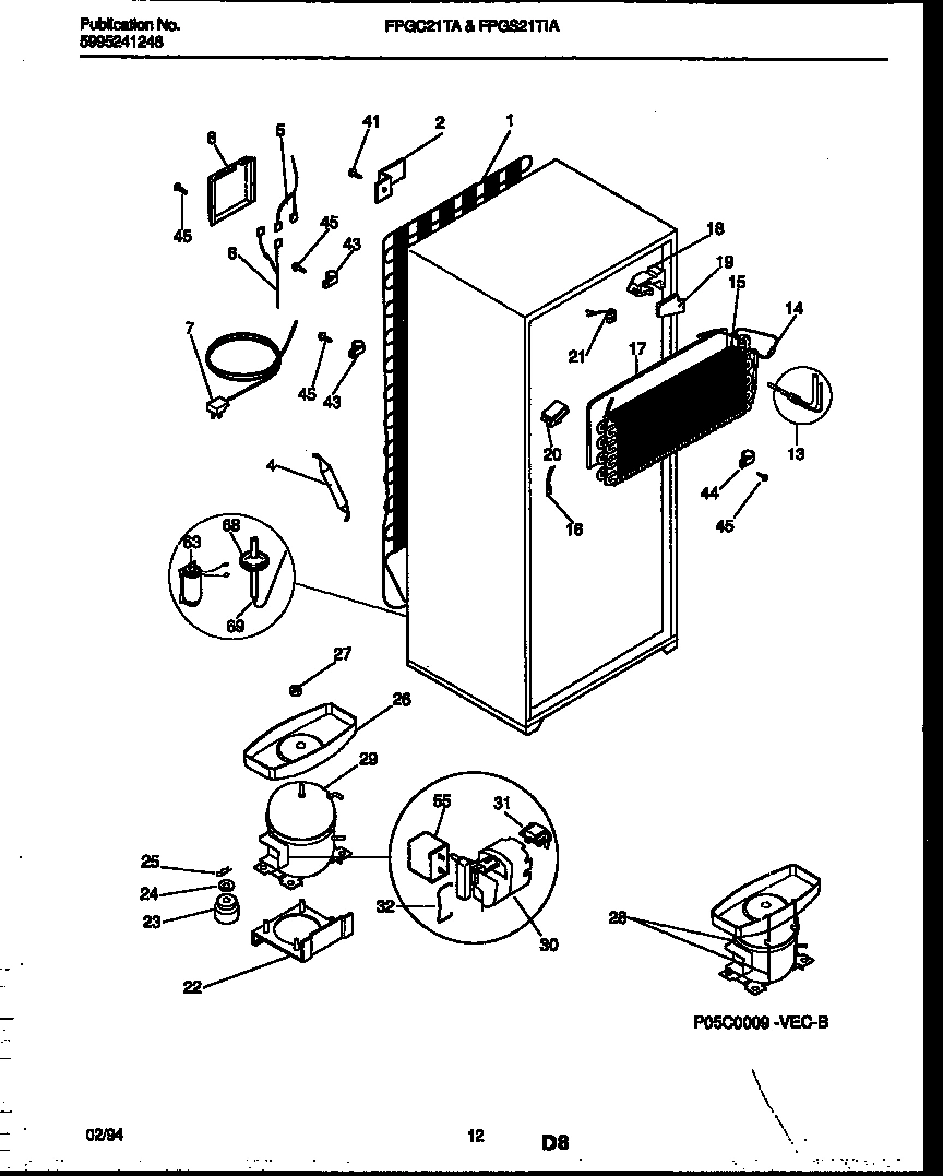 07 - SYSTEM AND AUTOMATIC DEFROST PARTS