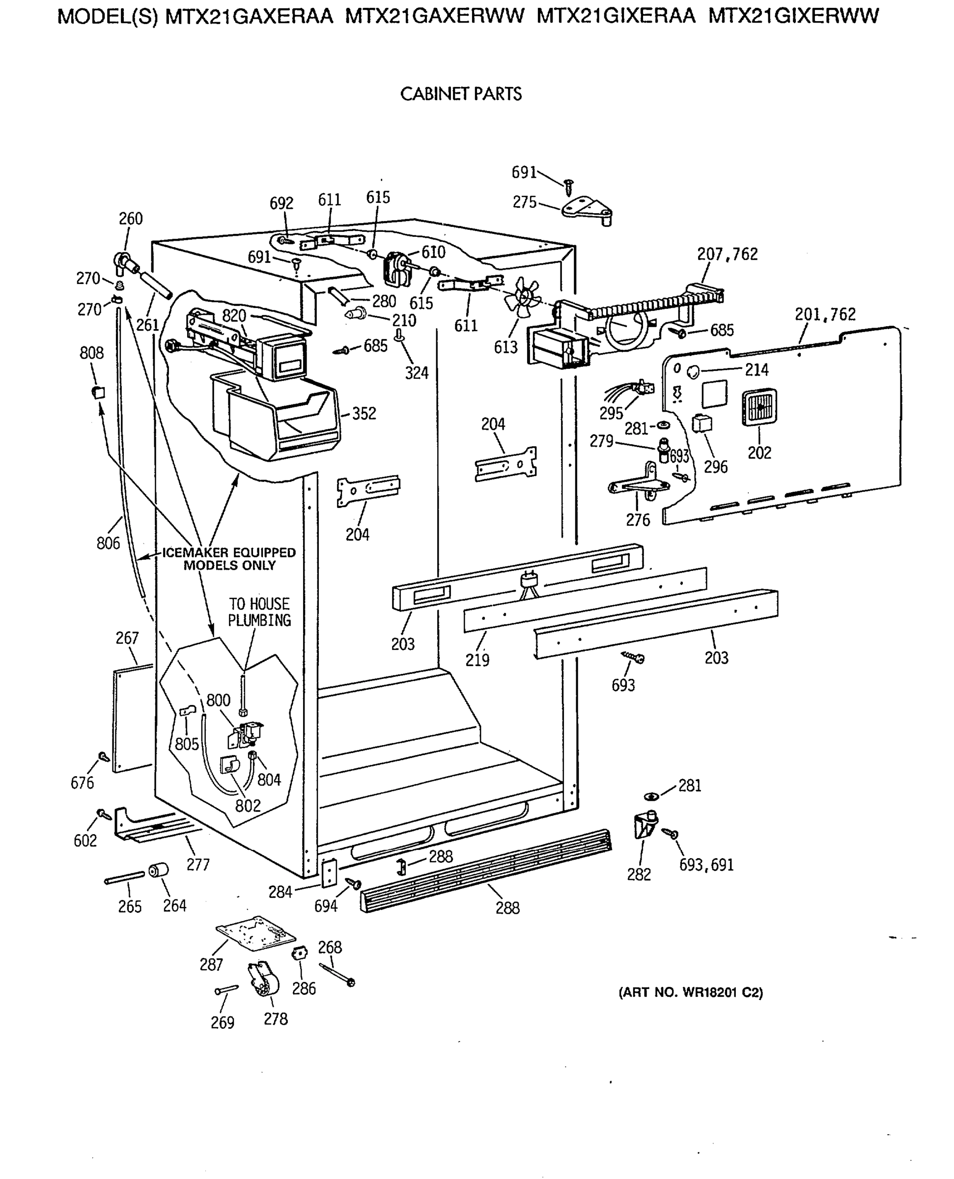 CABINET PARTS