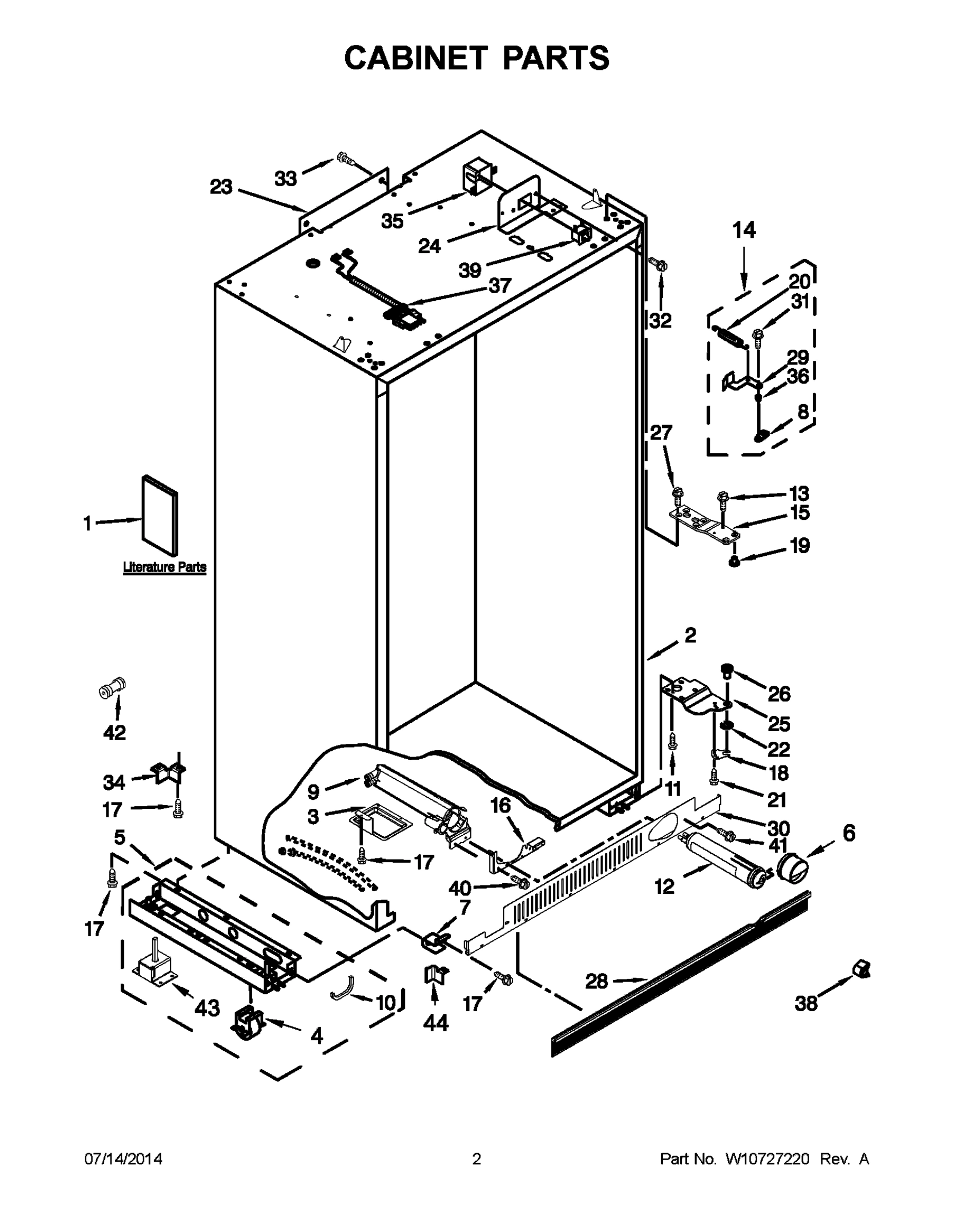 02 - CABINET PARTS