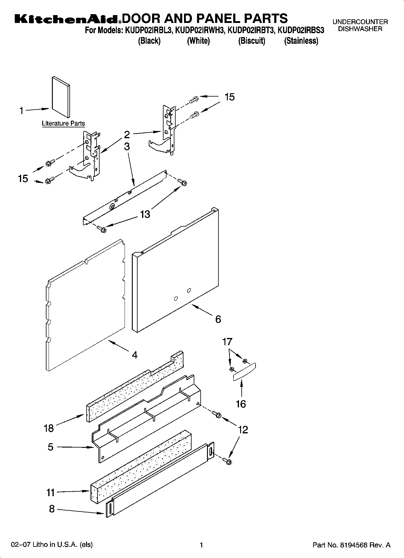 01 - DOOR AND PANEL PARTS