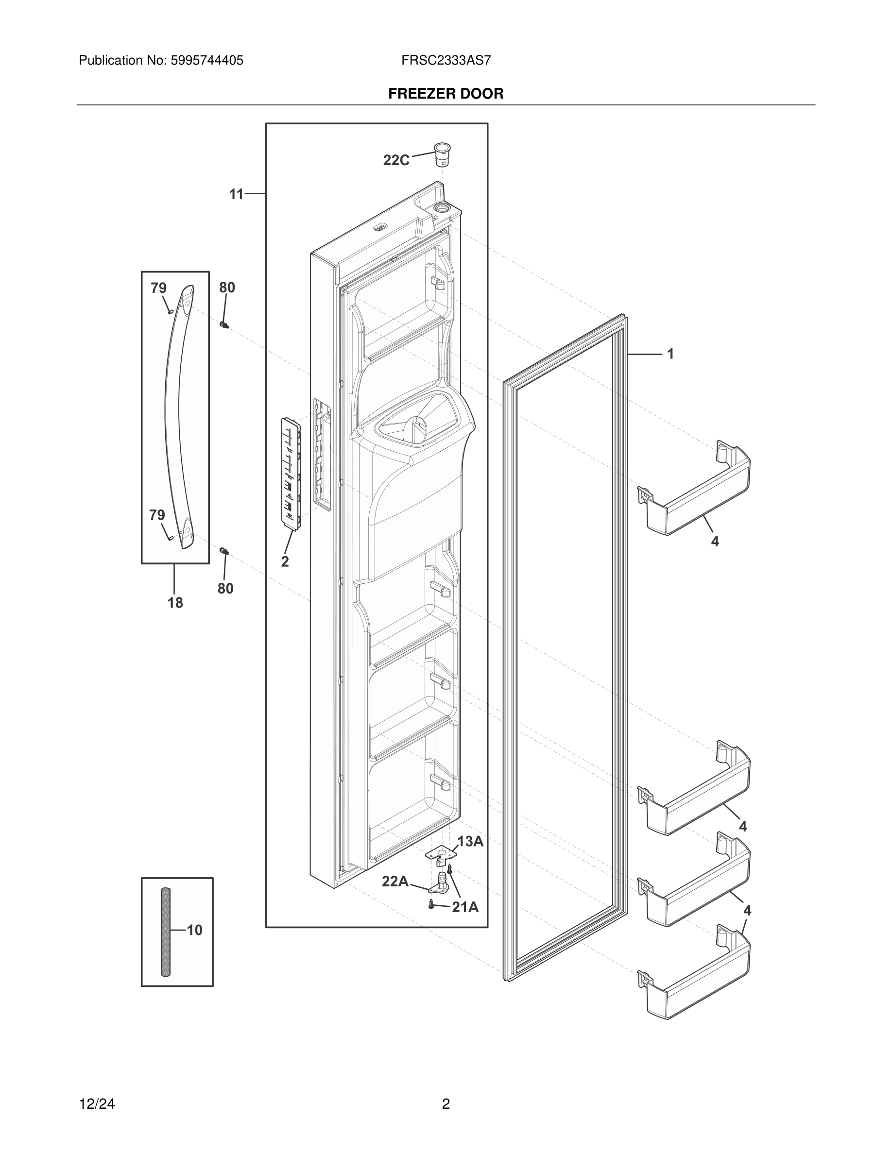 03 - FREEZER DOOR