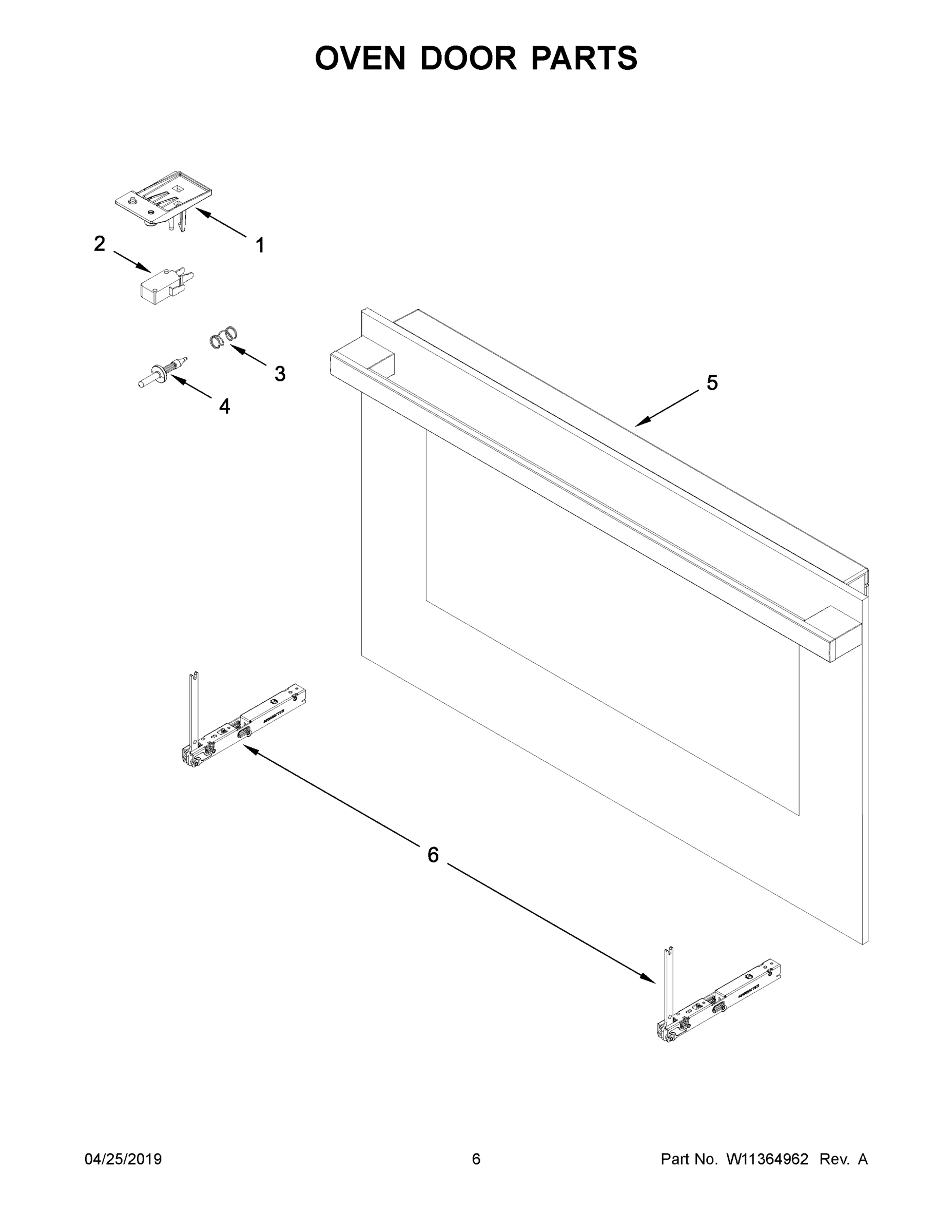 04 - OVEN DOOR PARTS