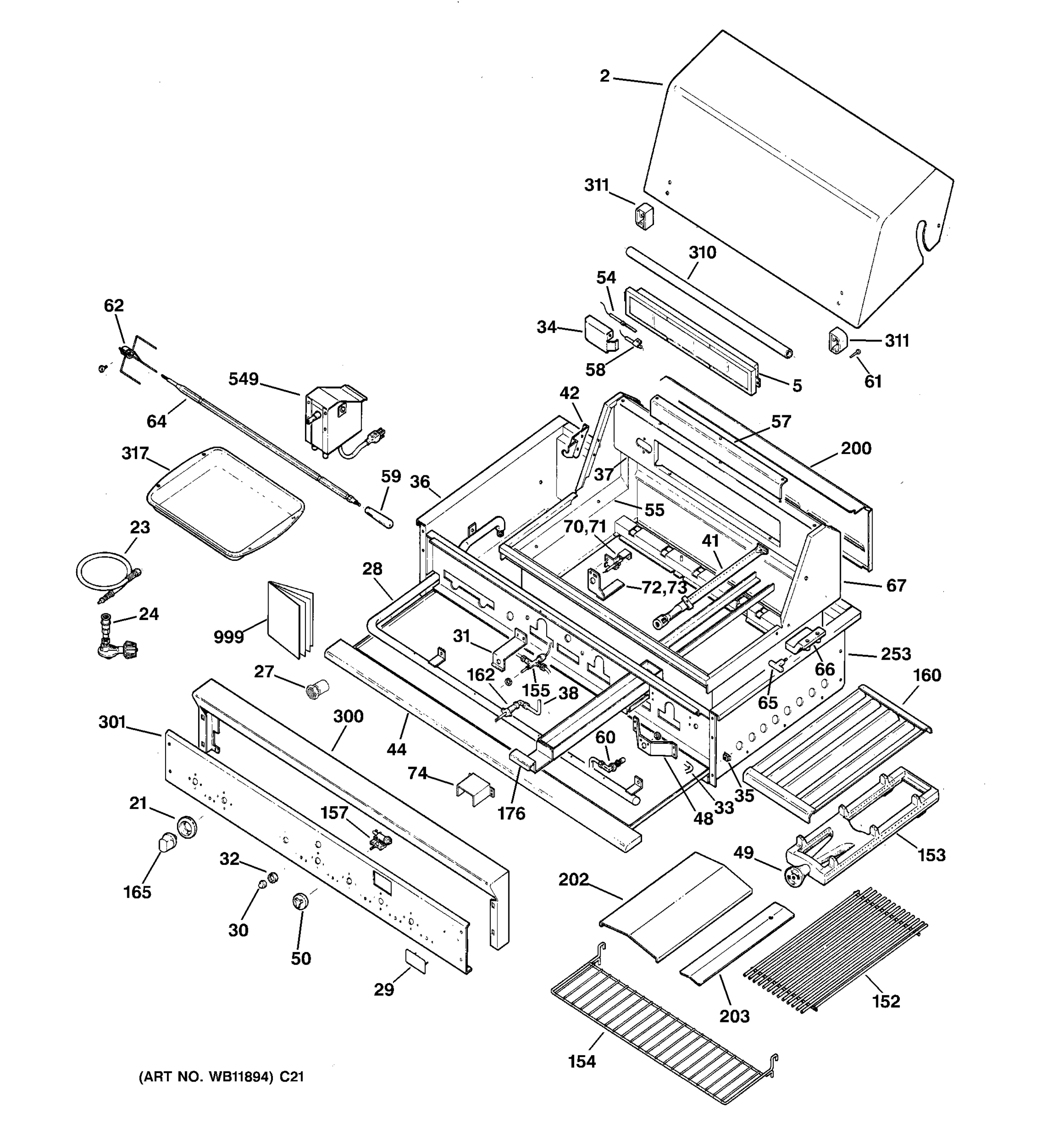 GAS GRILL PARTS
