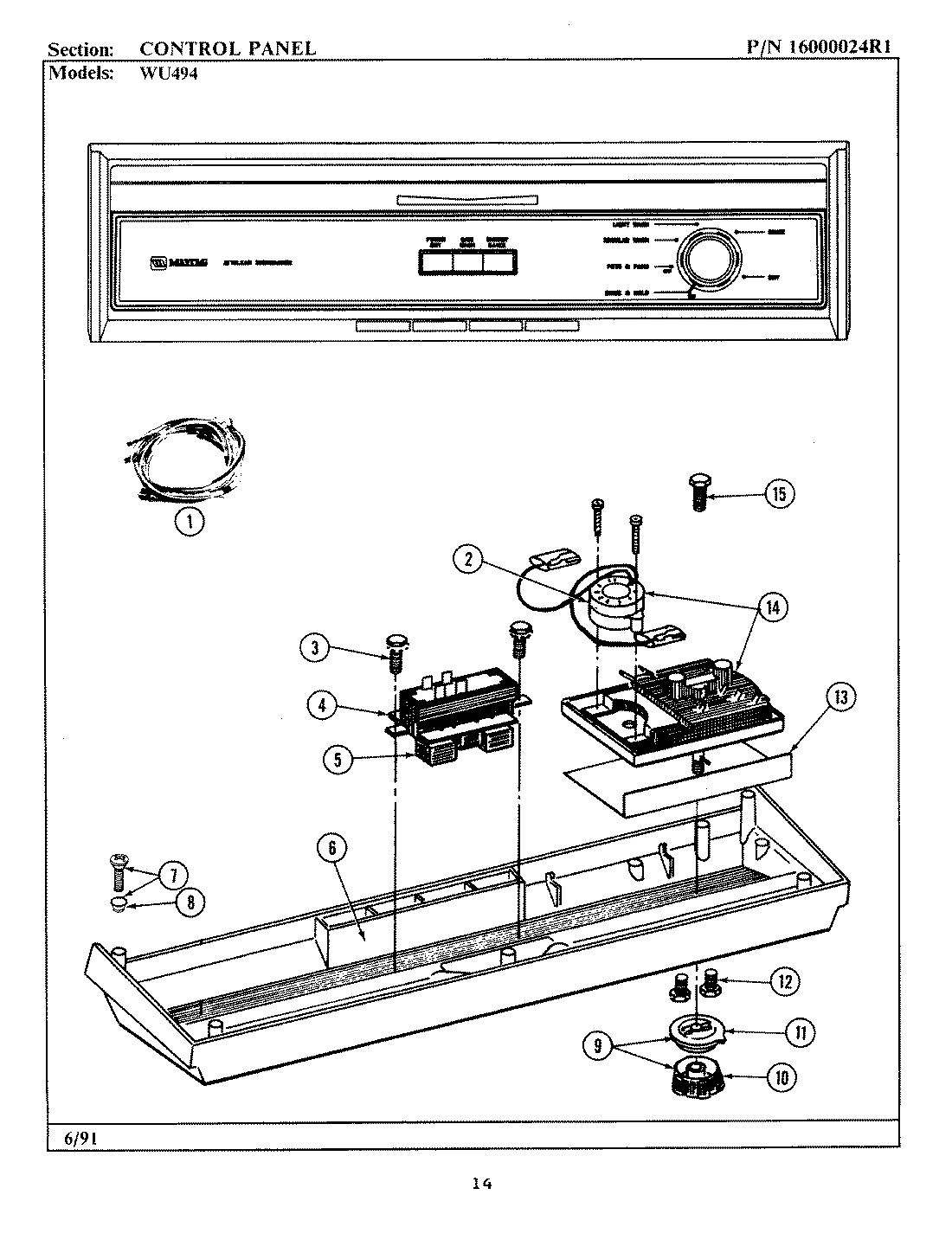 02 - CONTROL PANEL (WU494)
