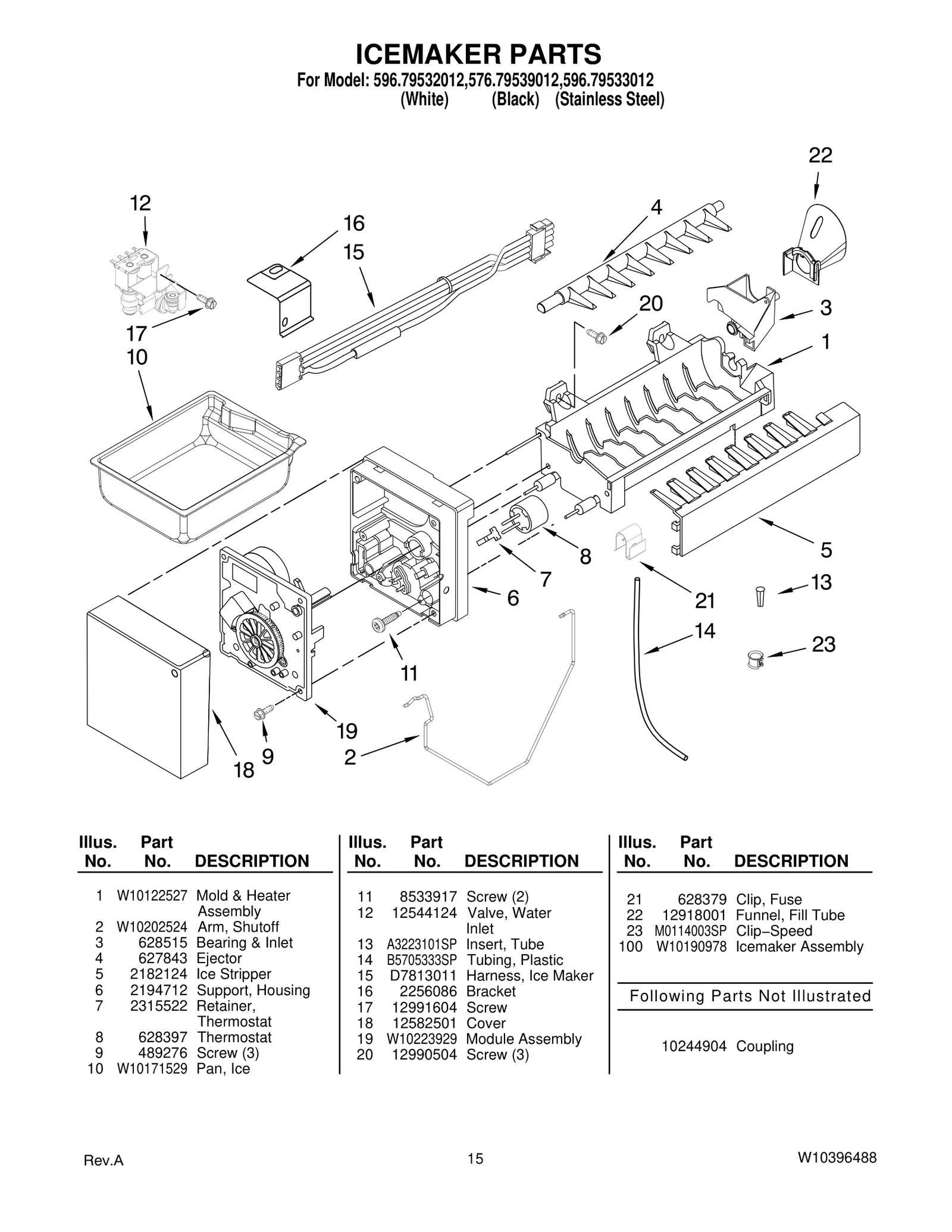 ICEMAKER PARTS