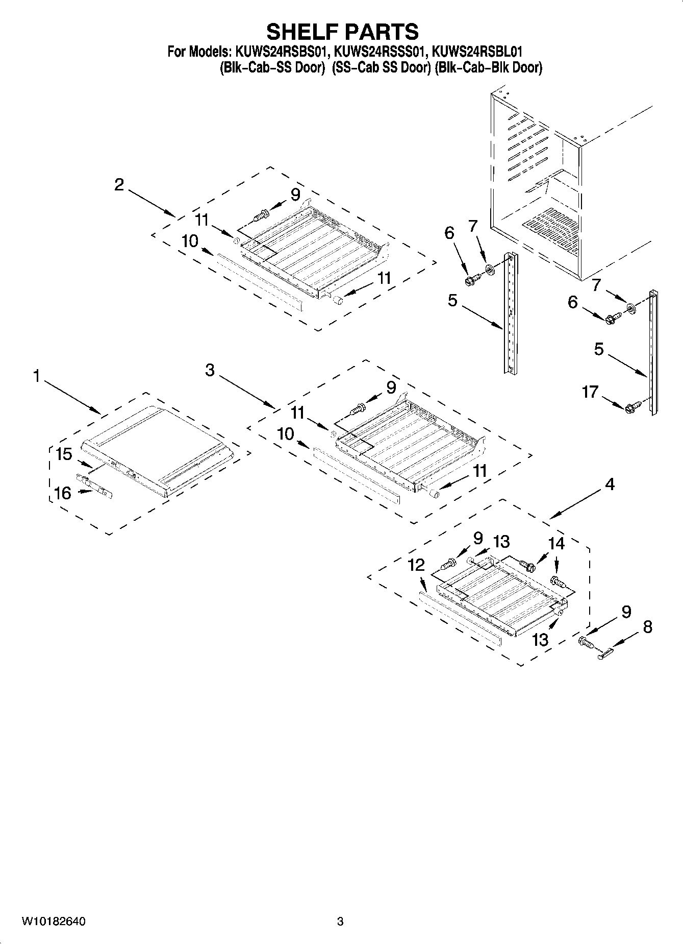 02 - SHELF PARTS