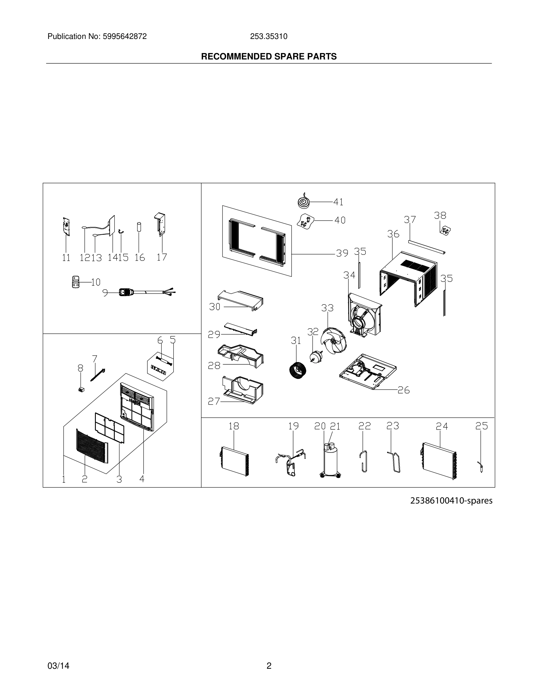 03 - RECOMMENDED SPARE PARTS