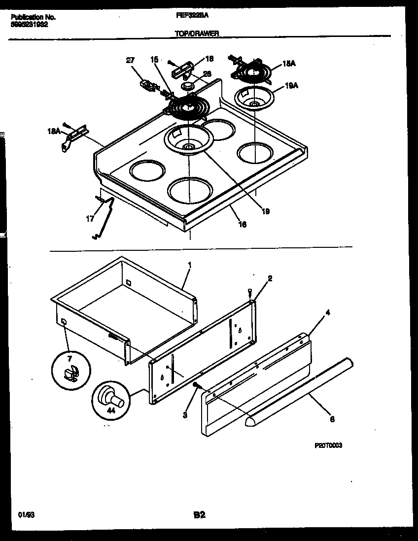 04 - COOKTOP AND DRAWER PARTS