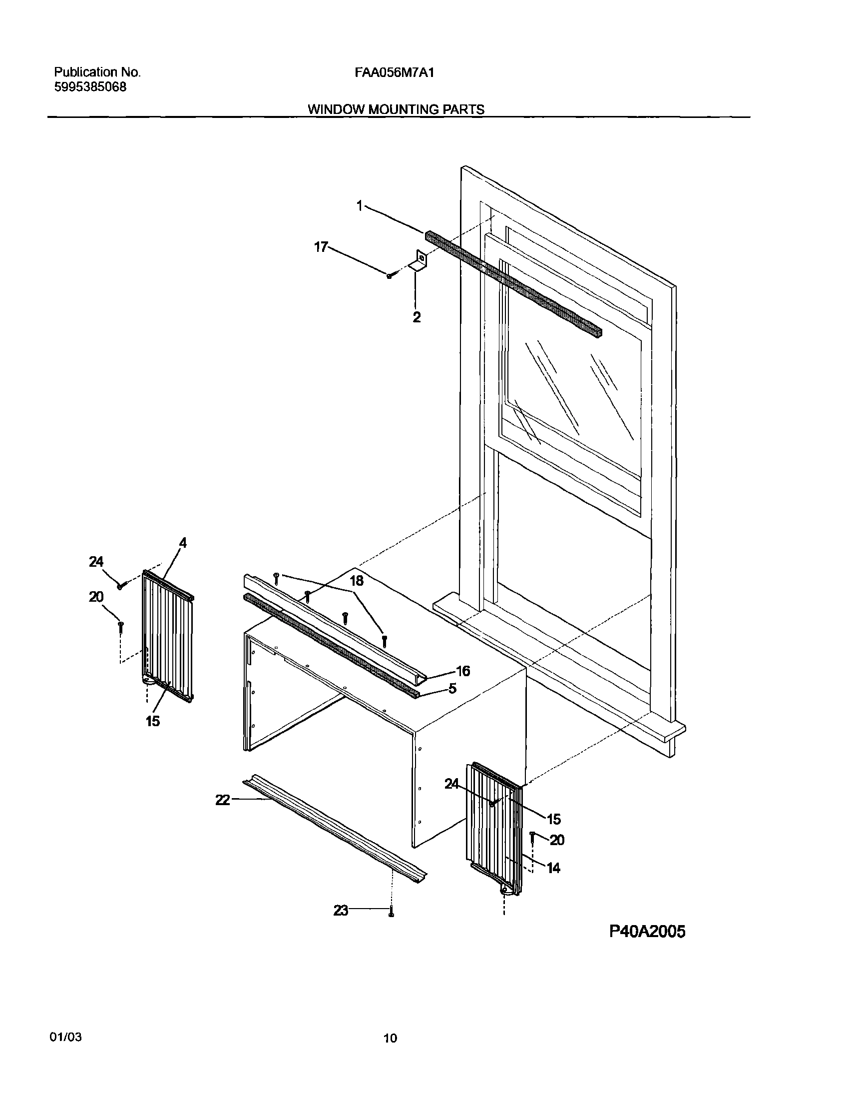 11 - WINDOW MOUNTING PARTS
