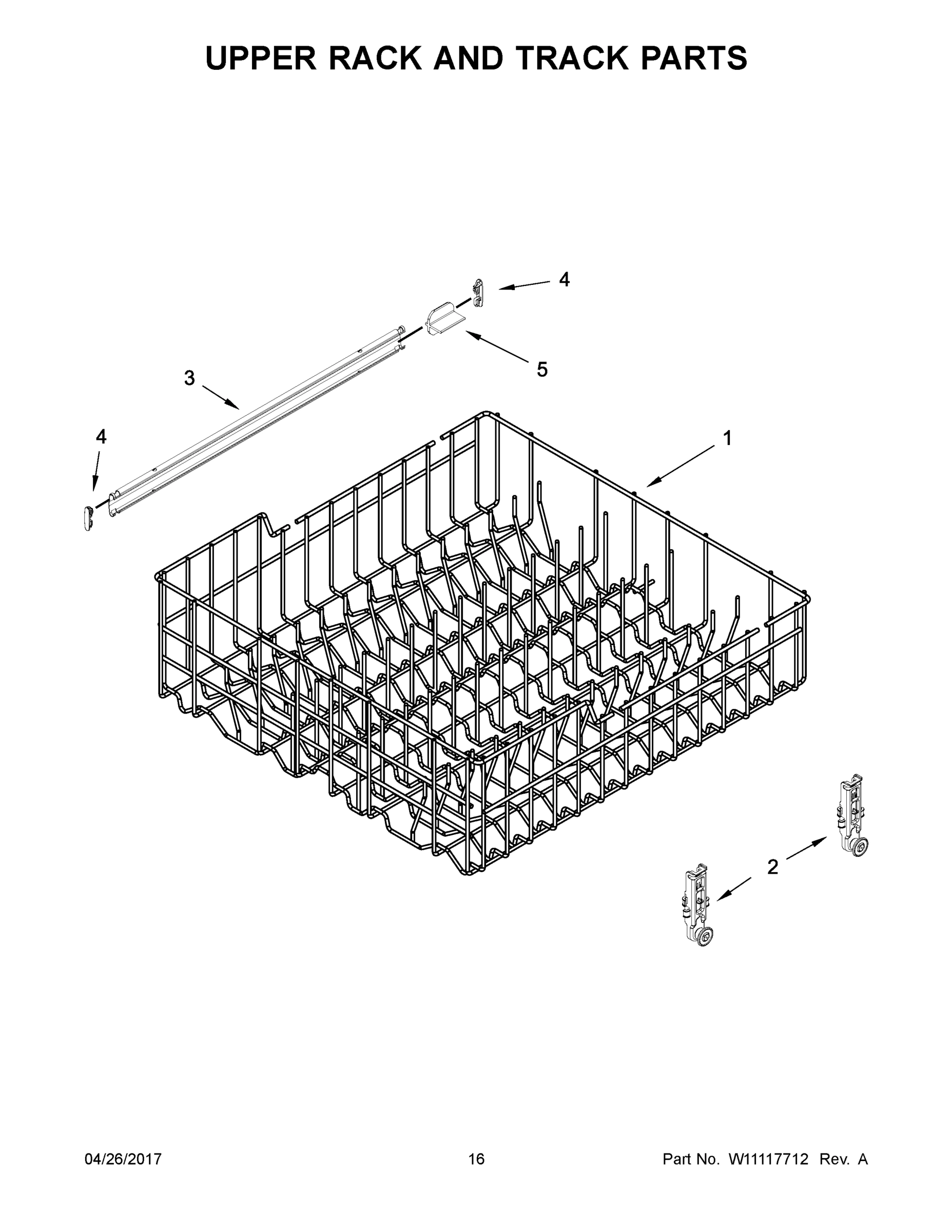 09 - UPPER RACK AND TRACK PARTS