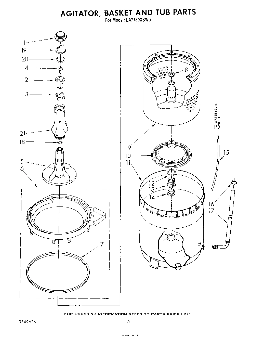 04 - AGITATOR, BASKET AND TUB