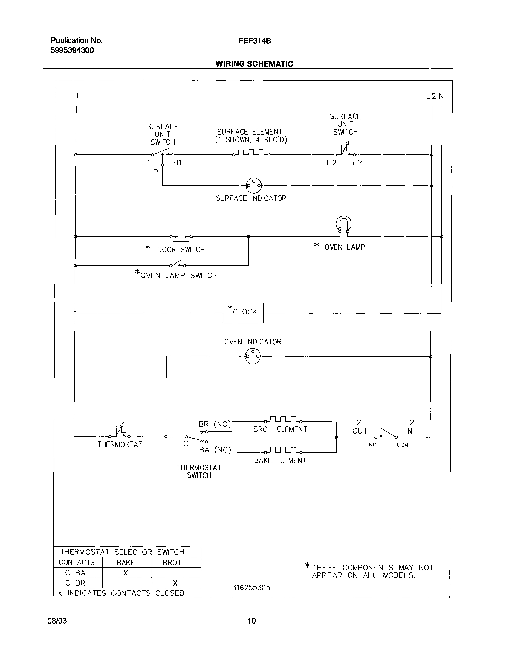 10 - WIRING SCHEMATIC