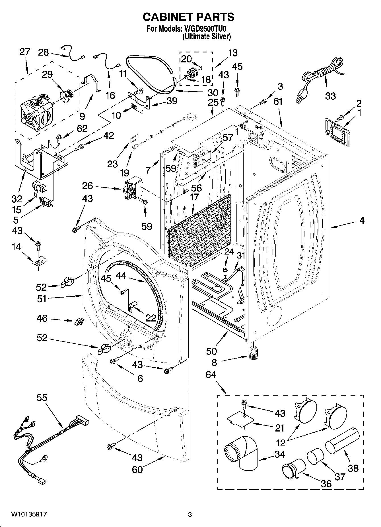 02 - CABINET PARTS