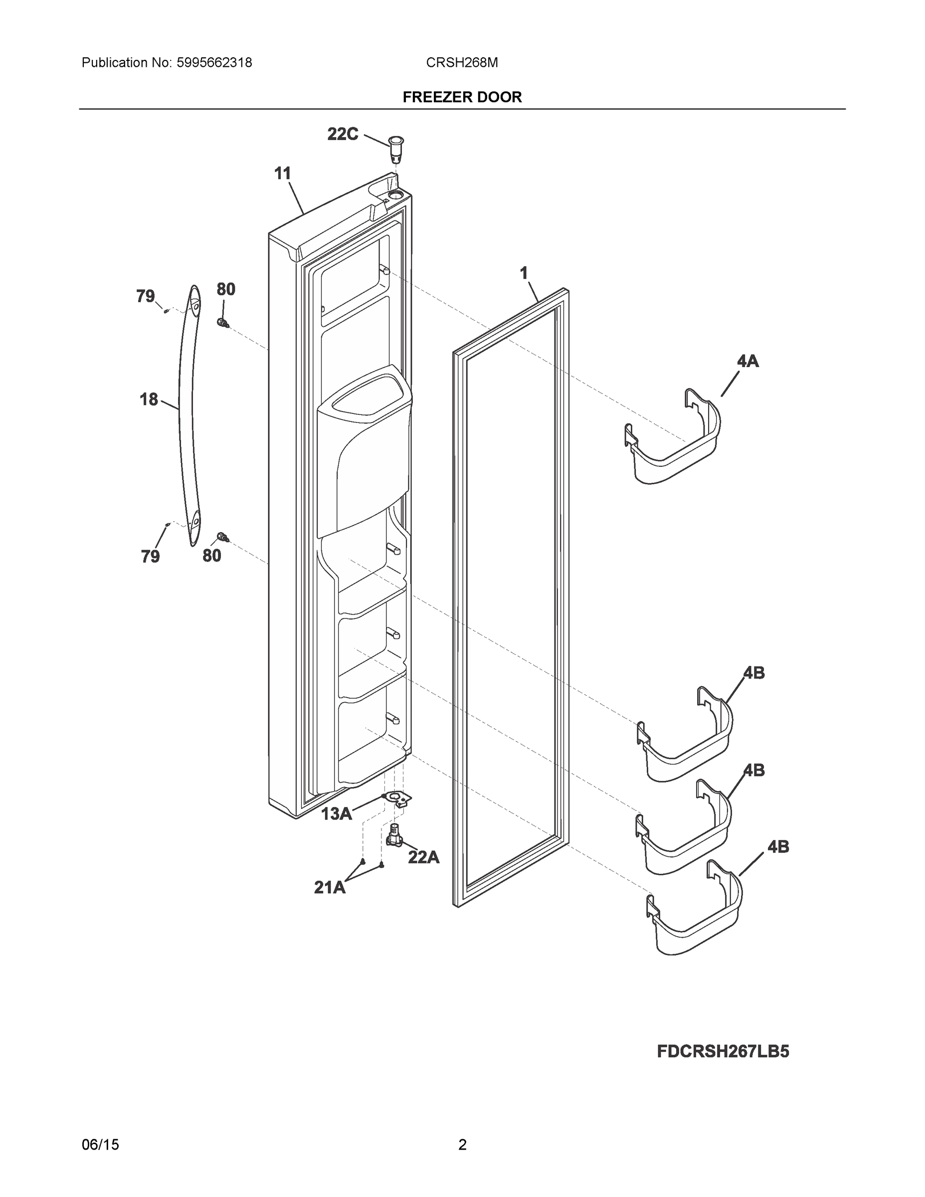 02 - FREEZER DOOR