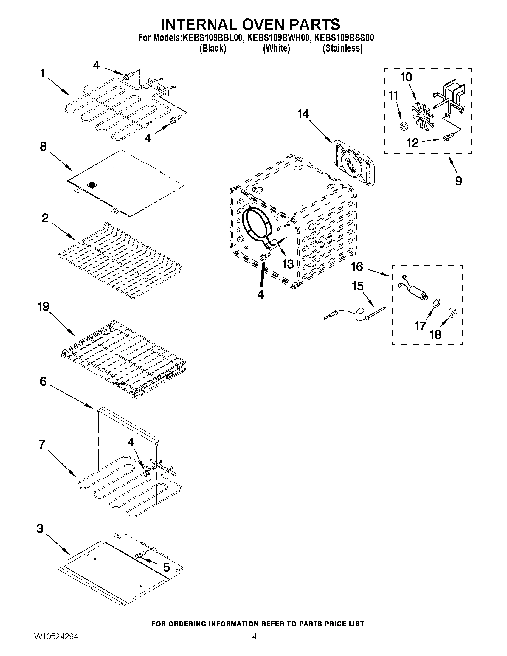 03 - INTERNAL OVEN PARTS