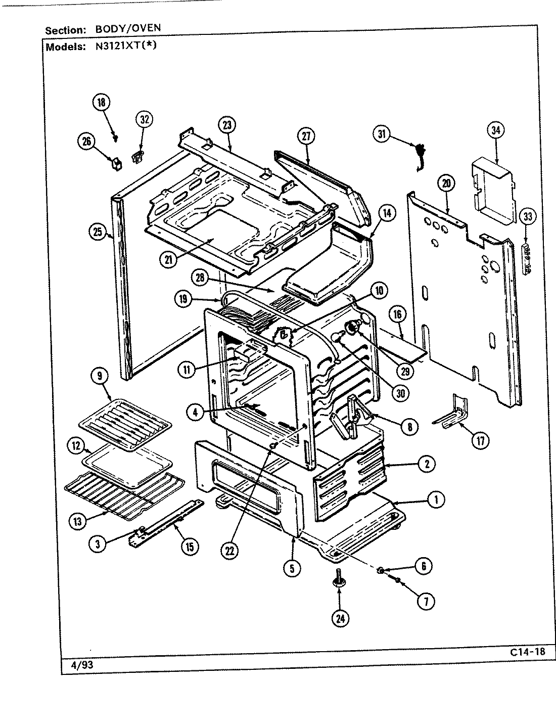 01 - BODY/OVEN