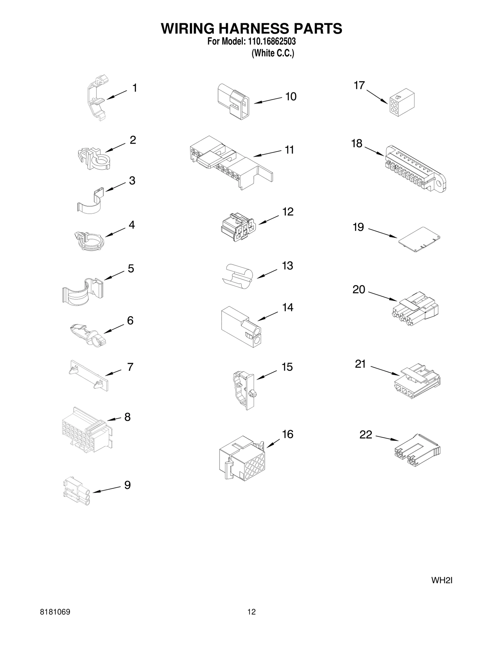 WIRING HARNESS PARTS