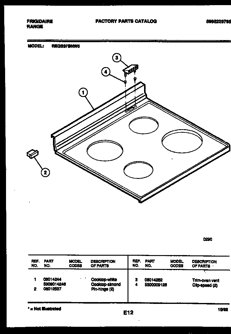 05 - COOKTOP PARTS