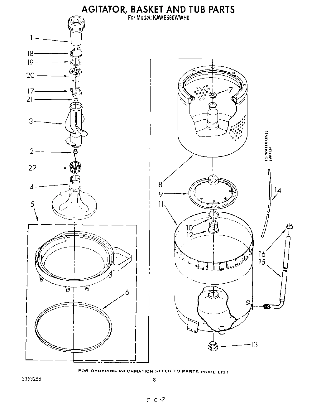 06 - AGITATOR, BASKET AND TUB