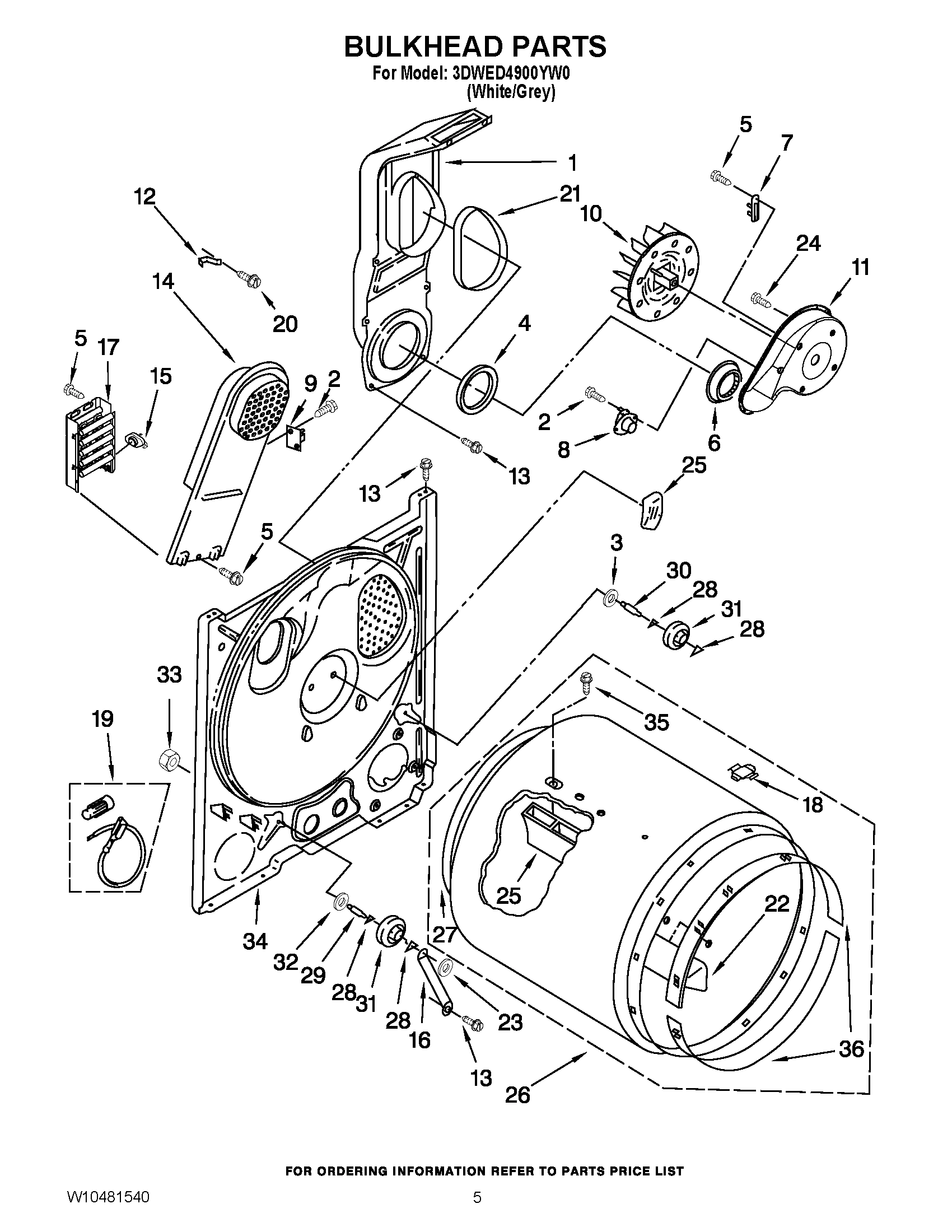 03 - BULKHEAD PARTS