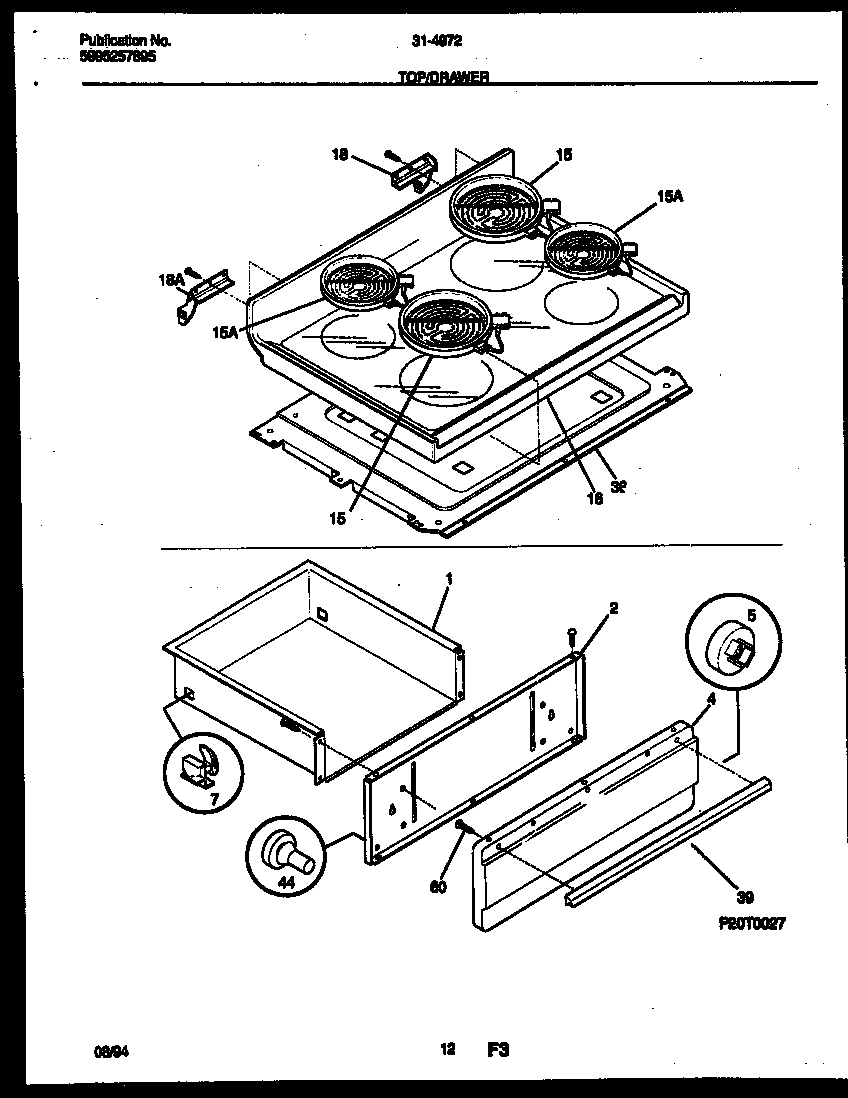 07 - COOKTOP AND DRAWER PARTS