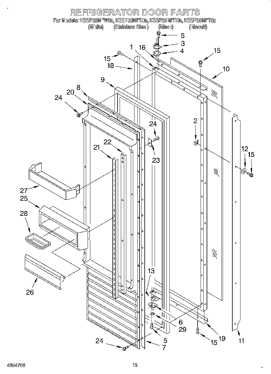 10 - REFRIGERATOR DOOR