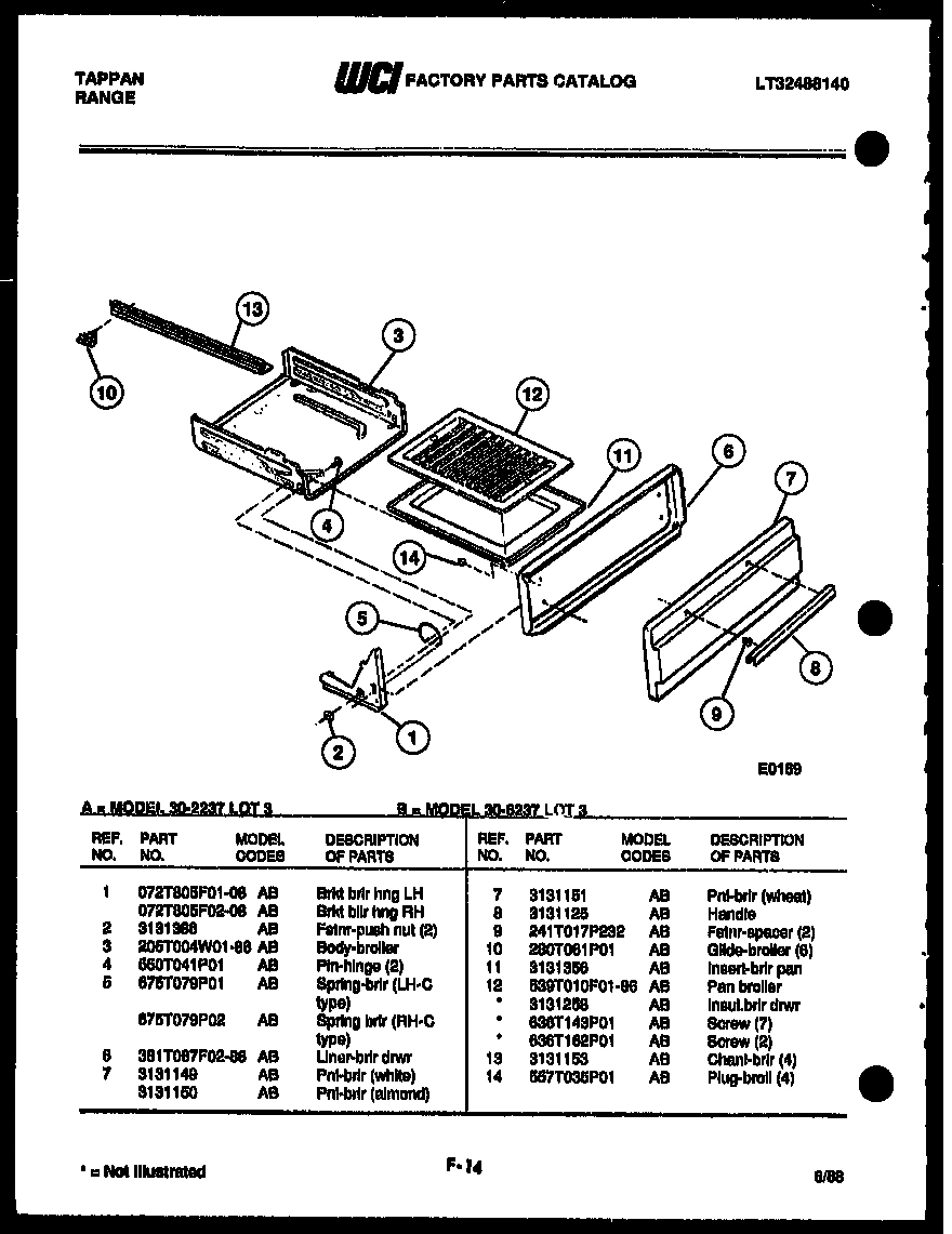 04 - BROILER DRAWER PARTS