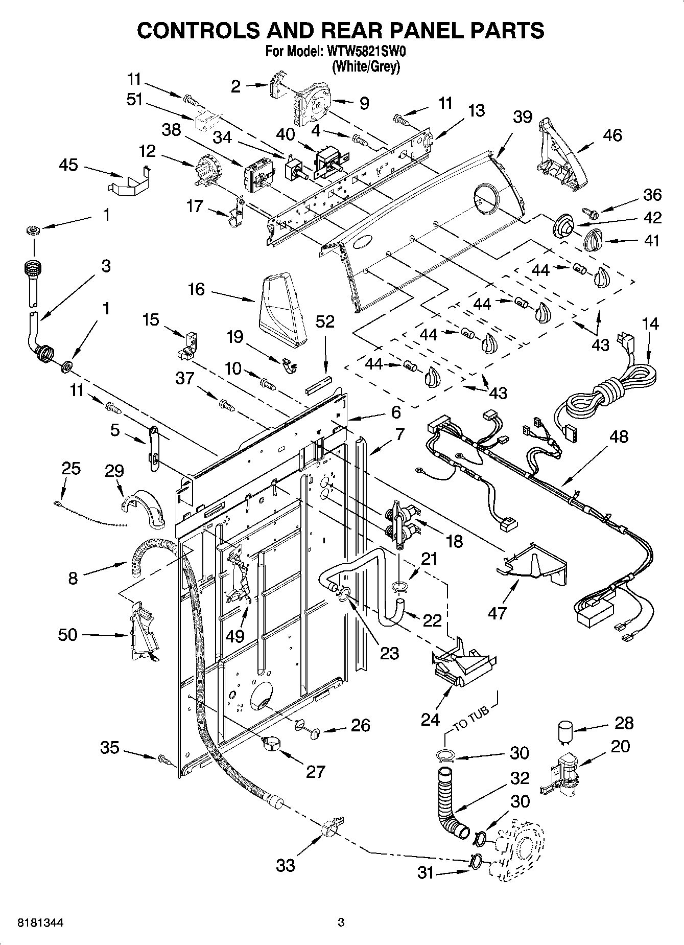 02 - CONTROLS AND REAR PANEL PARTS