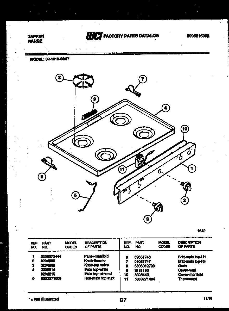 03 - COOKTOP PARTS