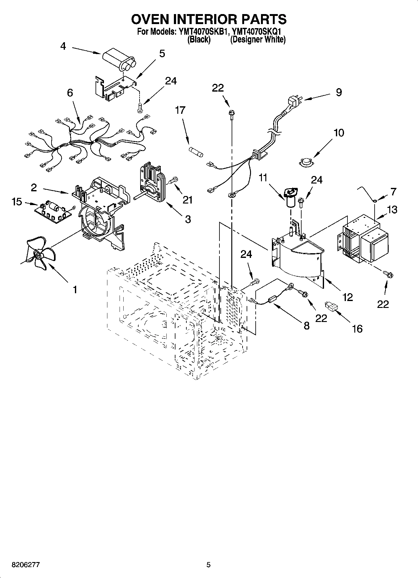 05 - OVEN INTERIOR PARTS