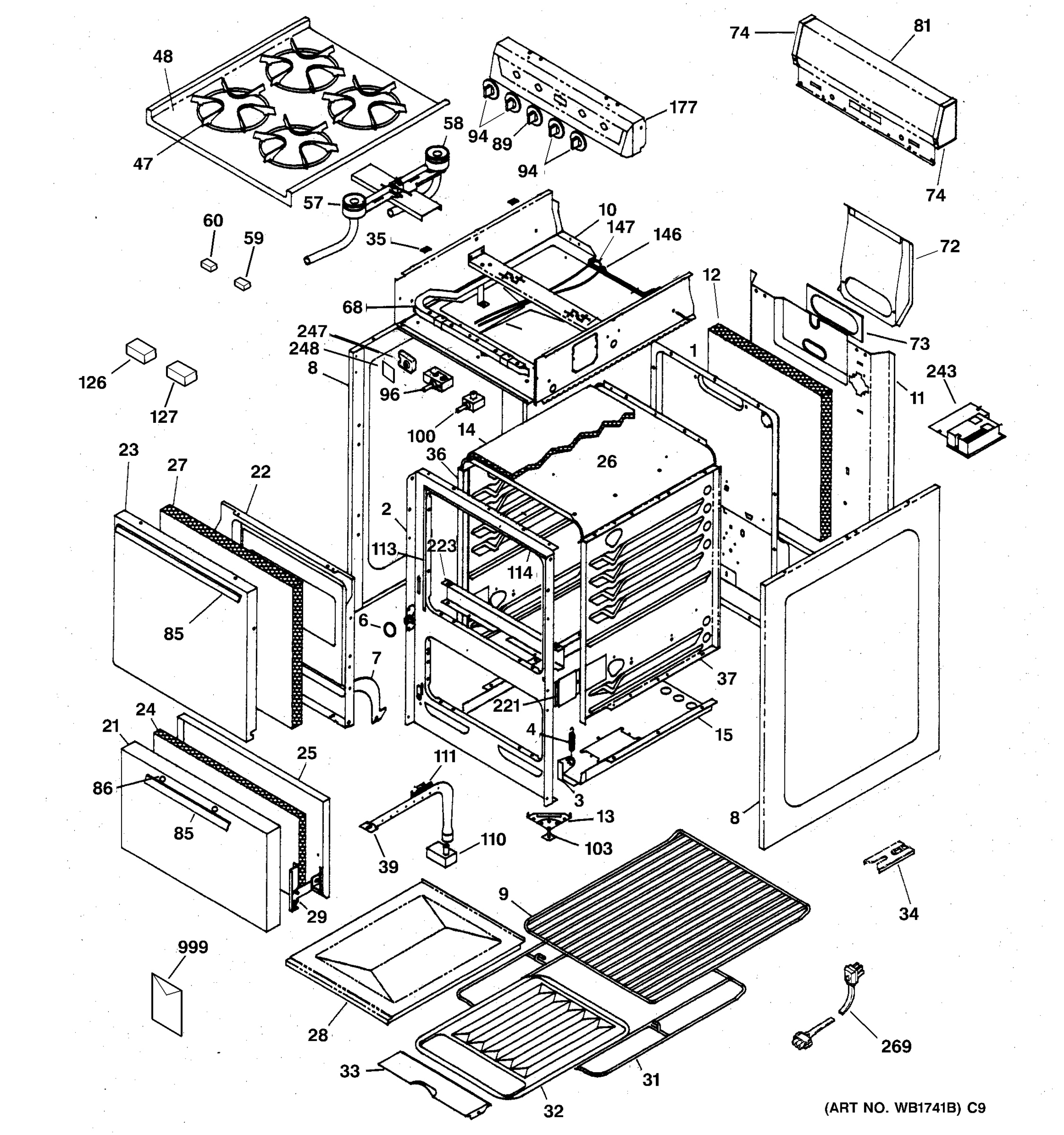 RANGE PARTS