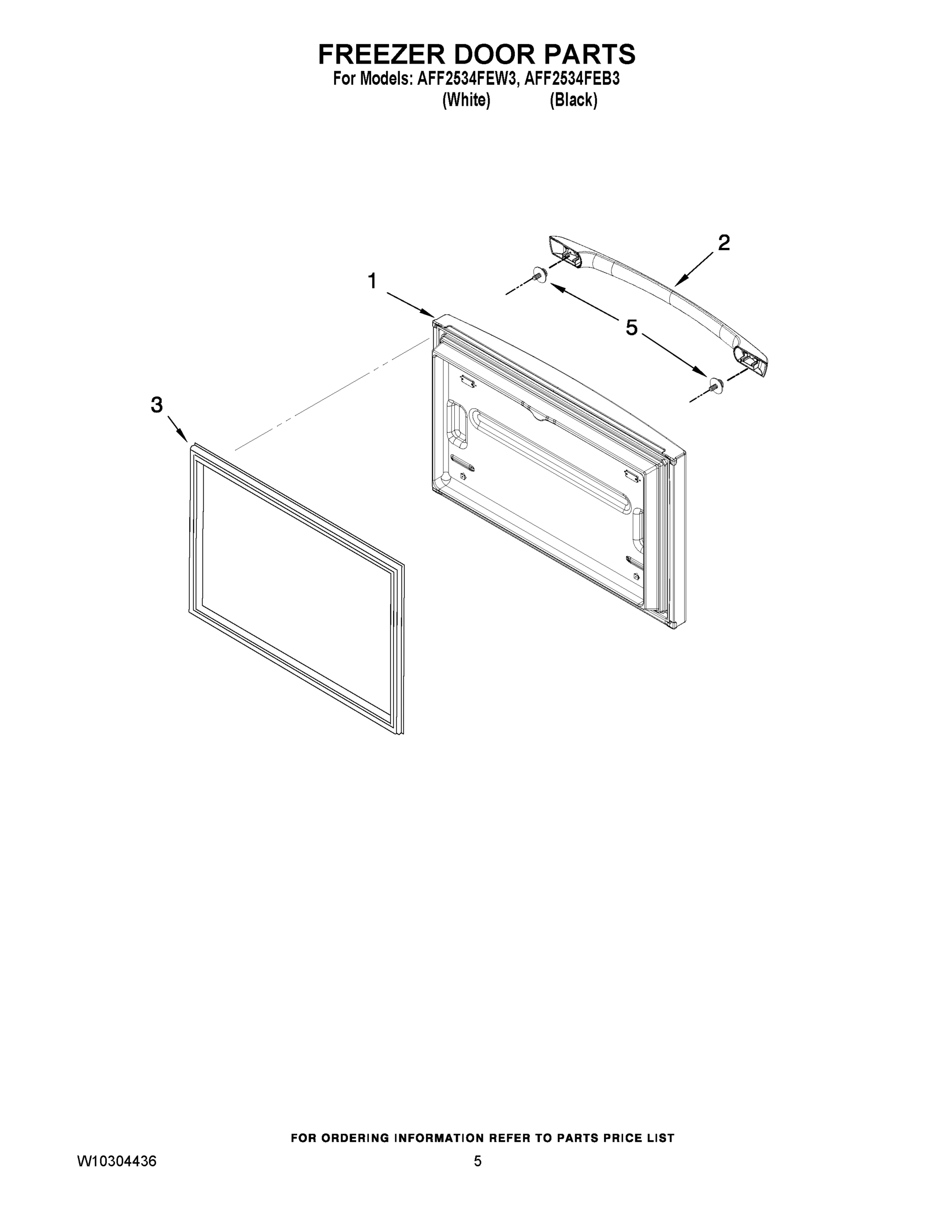 03 - FREEZER DOOR PARTS
