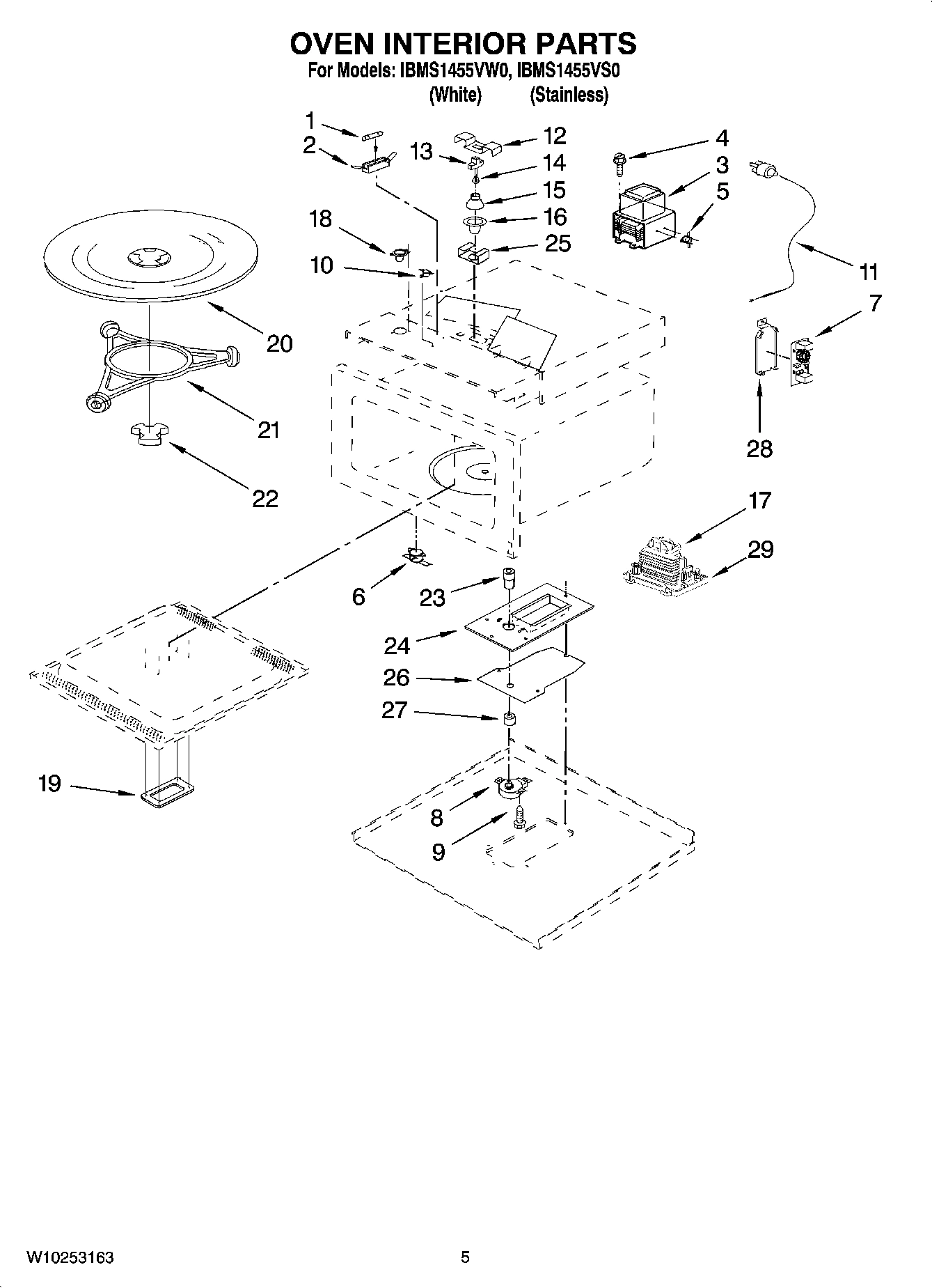 05 - OVEN INTERIOR PARTS