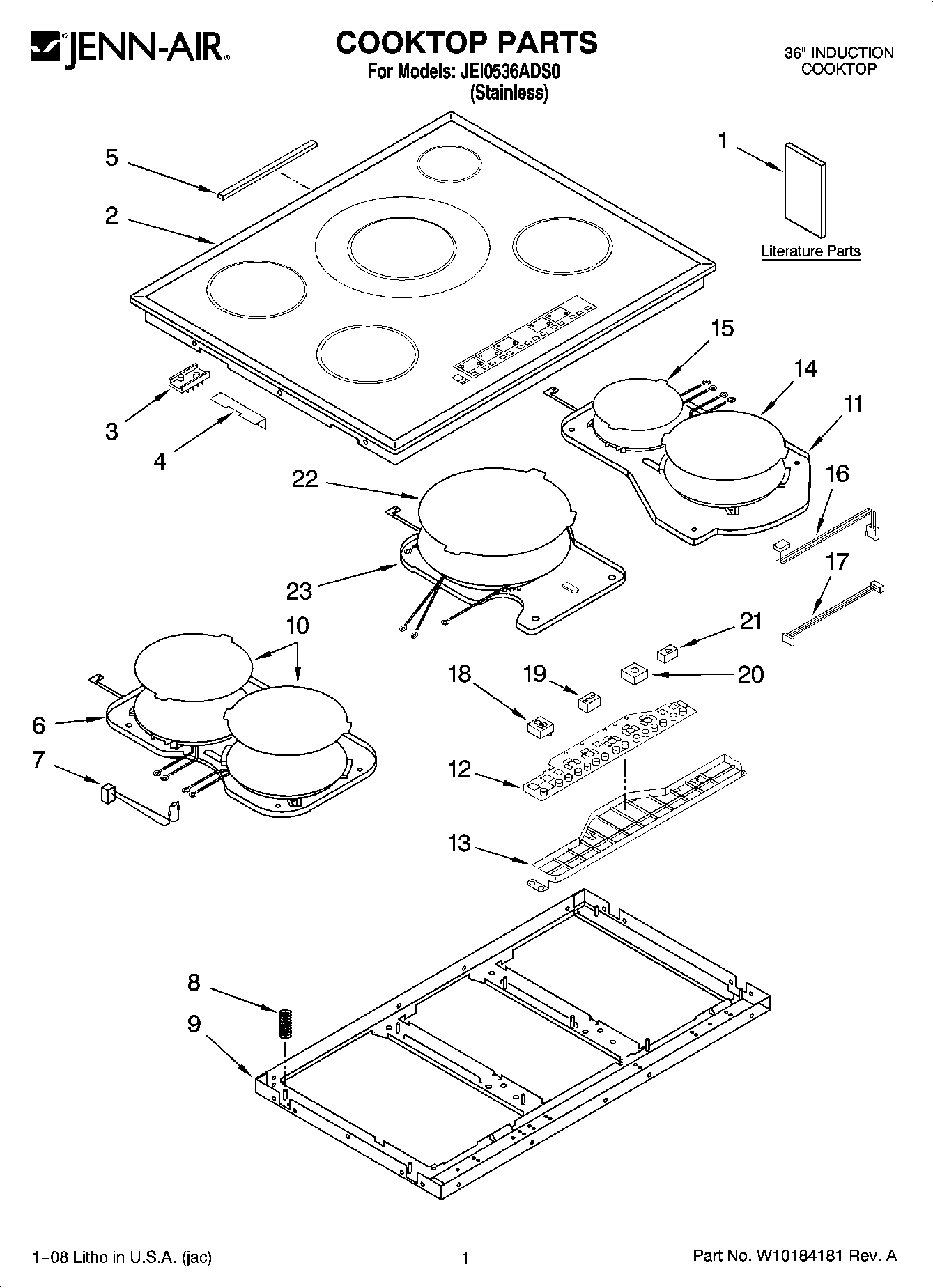 01 - COOKTOP PARTS