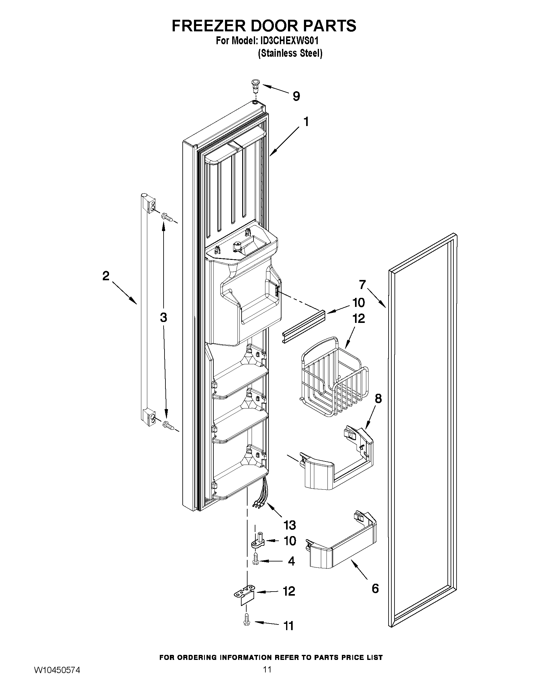 07 - FREEZER DOOR PARTS