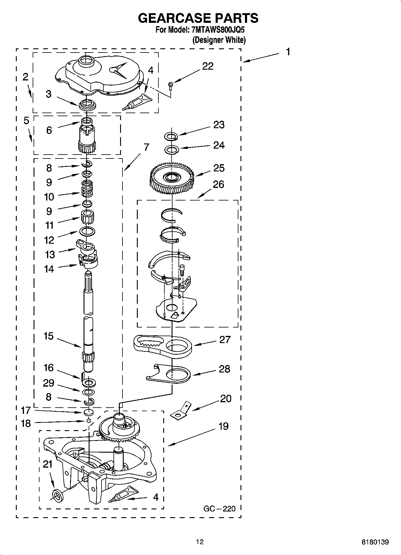 08 - GEARCASE PARTS