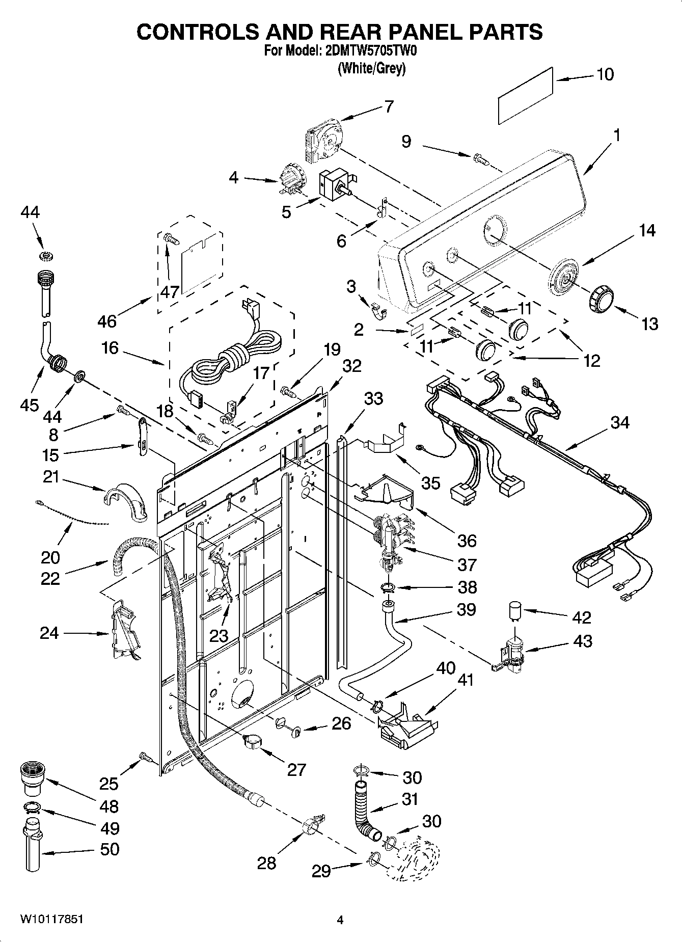 02 - CONTROLS AND REAR PANEL PARTS