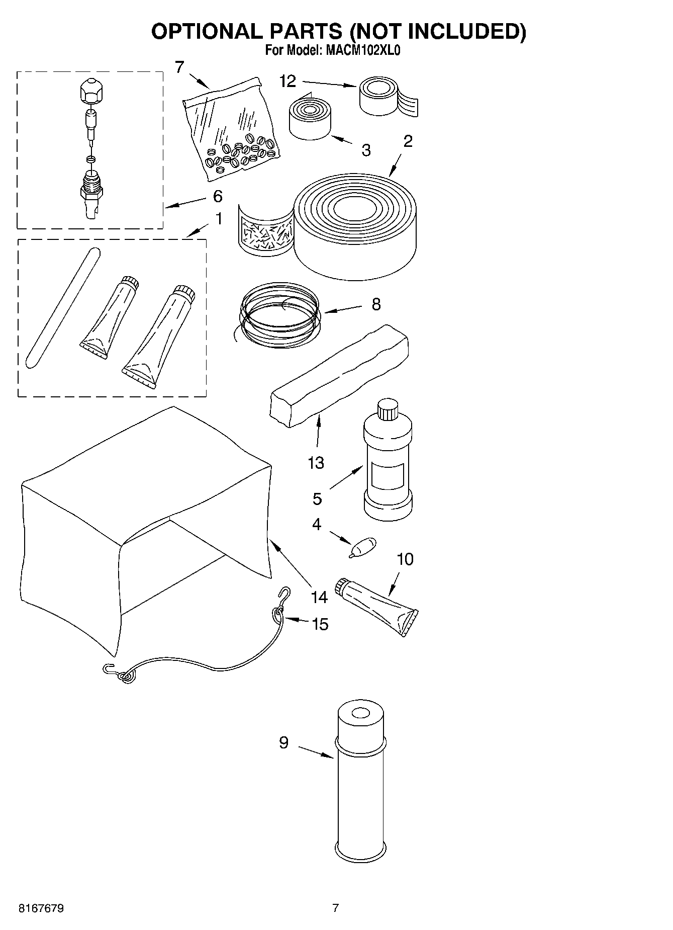 04 - OPTIONAL PARTS (NOT INCLUDED)