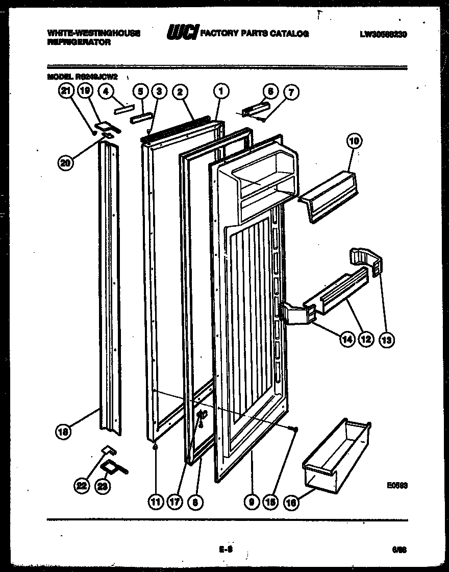 03 - REFRIGERATOR DOOR PARTS