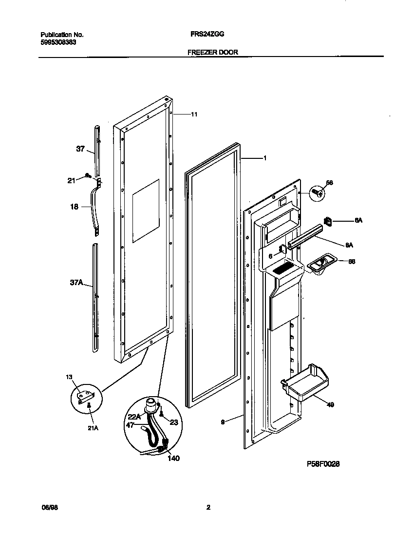 02 - FREEZER DOOR
