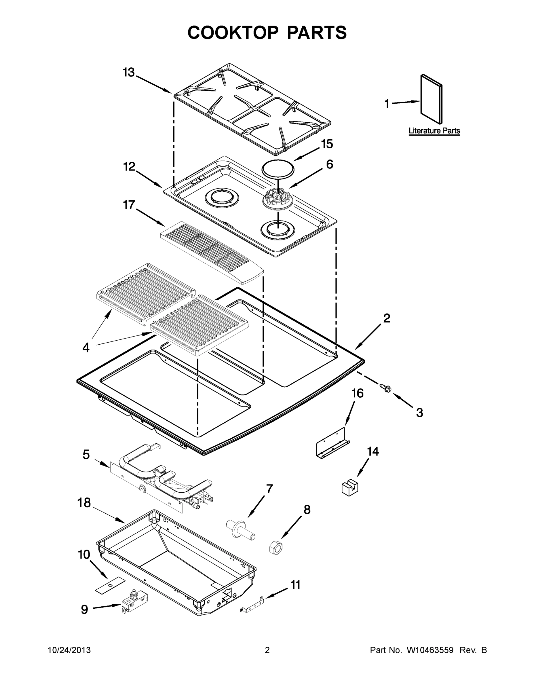 02 - COOKTOP PARTS