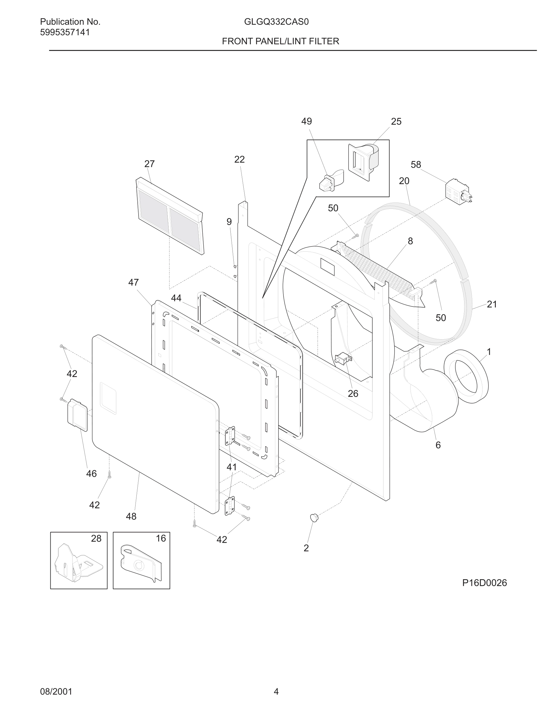 05 - FRONT PANEL/LINT FILTER