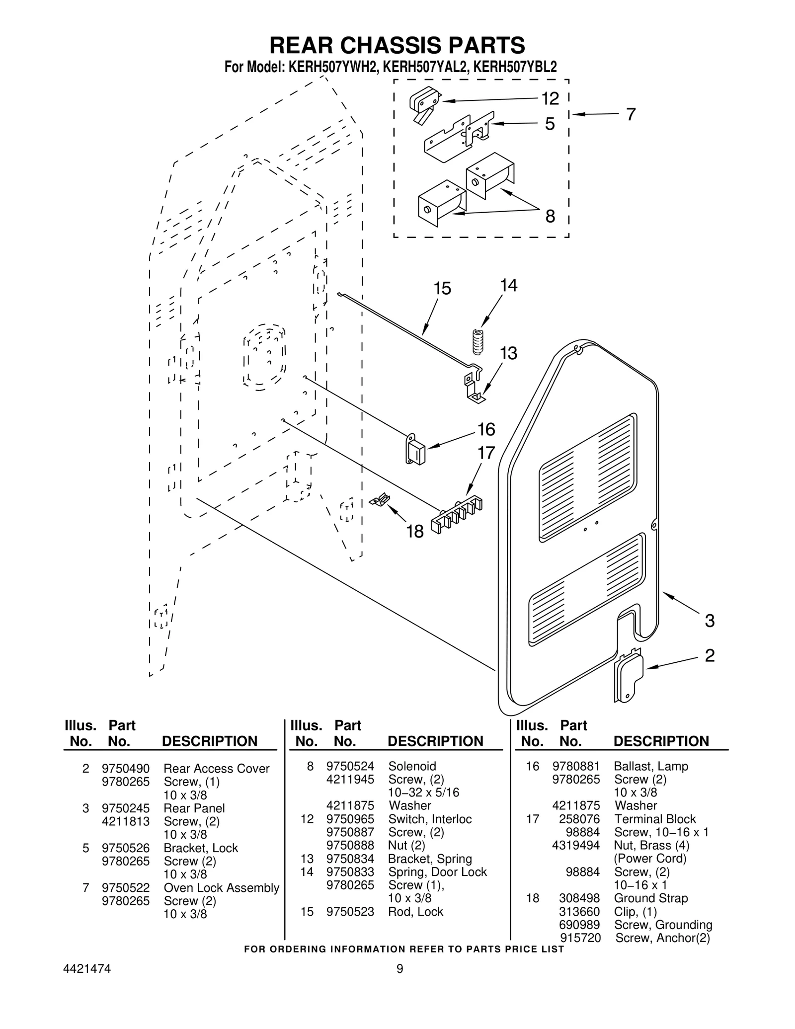 REAR CHASSIS PARTS