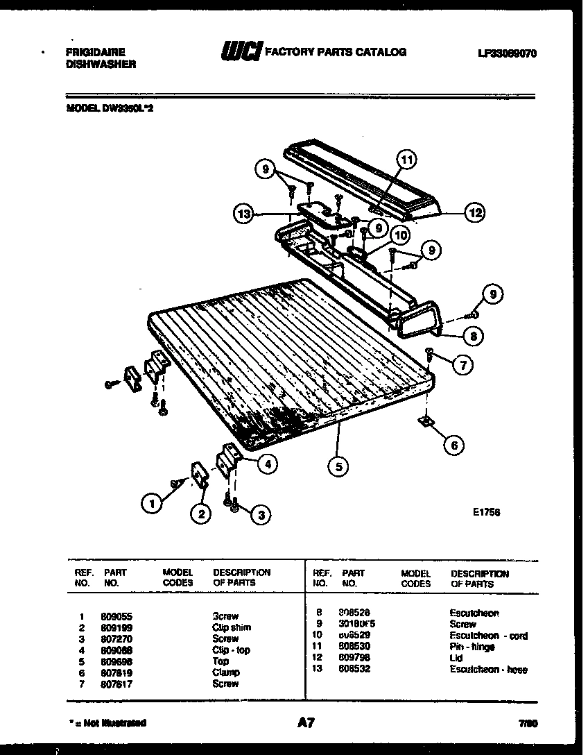 05 - TOP AND MISCELLANEOUS PARTS