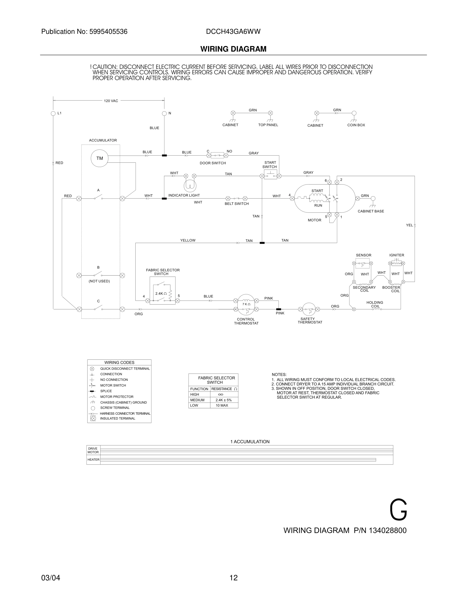 12 - WIRING DIAGRAM