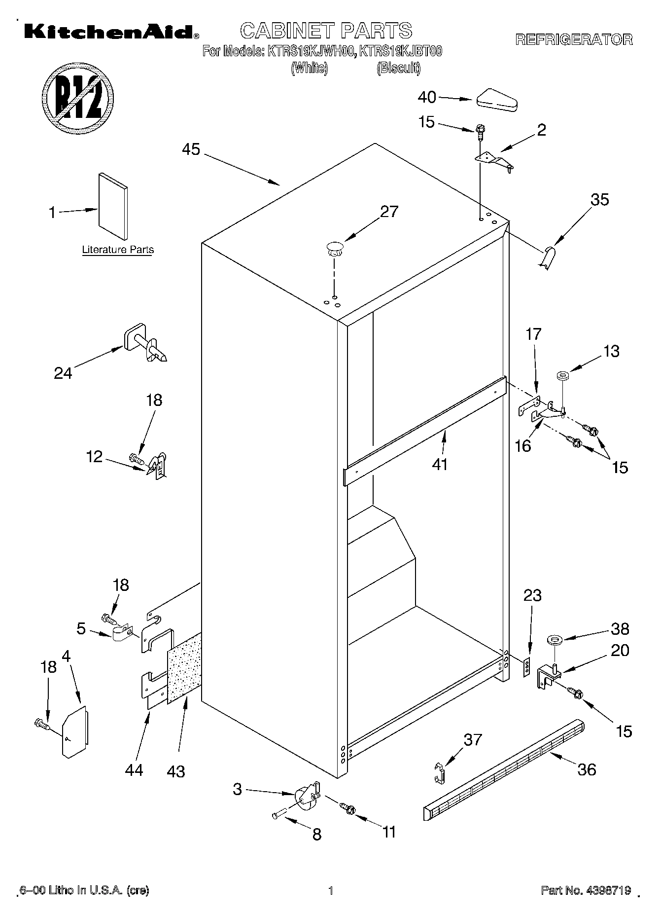 01 - CABINET, LITERATURE