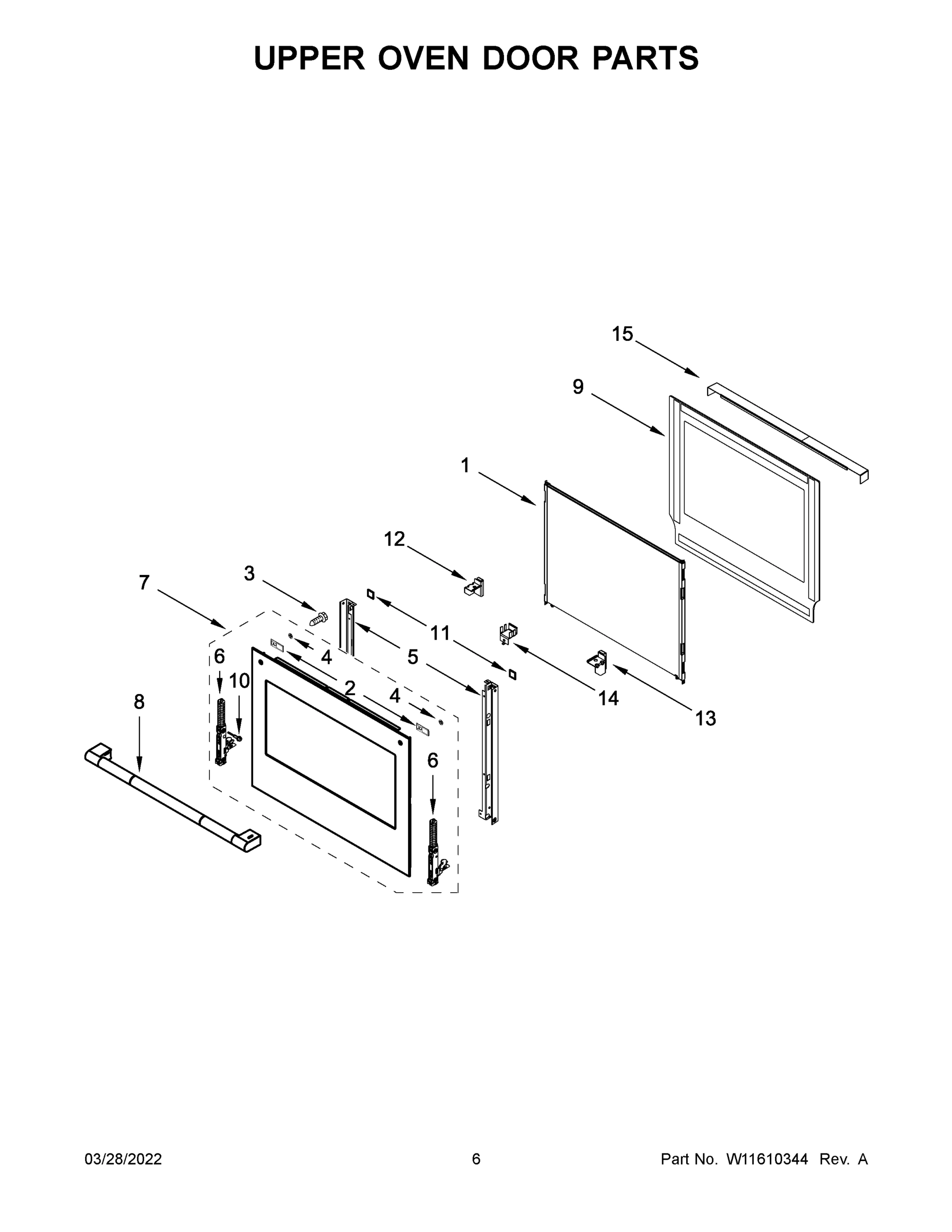 04 - UPPER OVEN DOOR PARTS