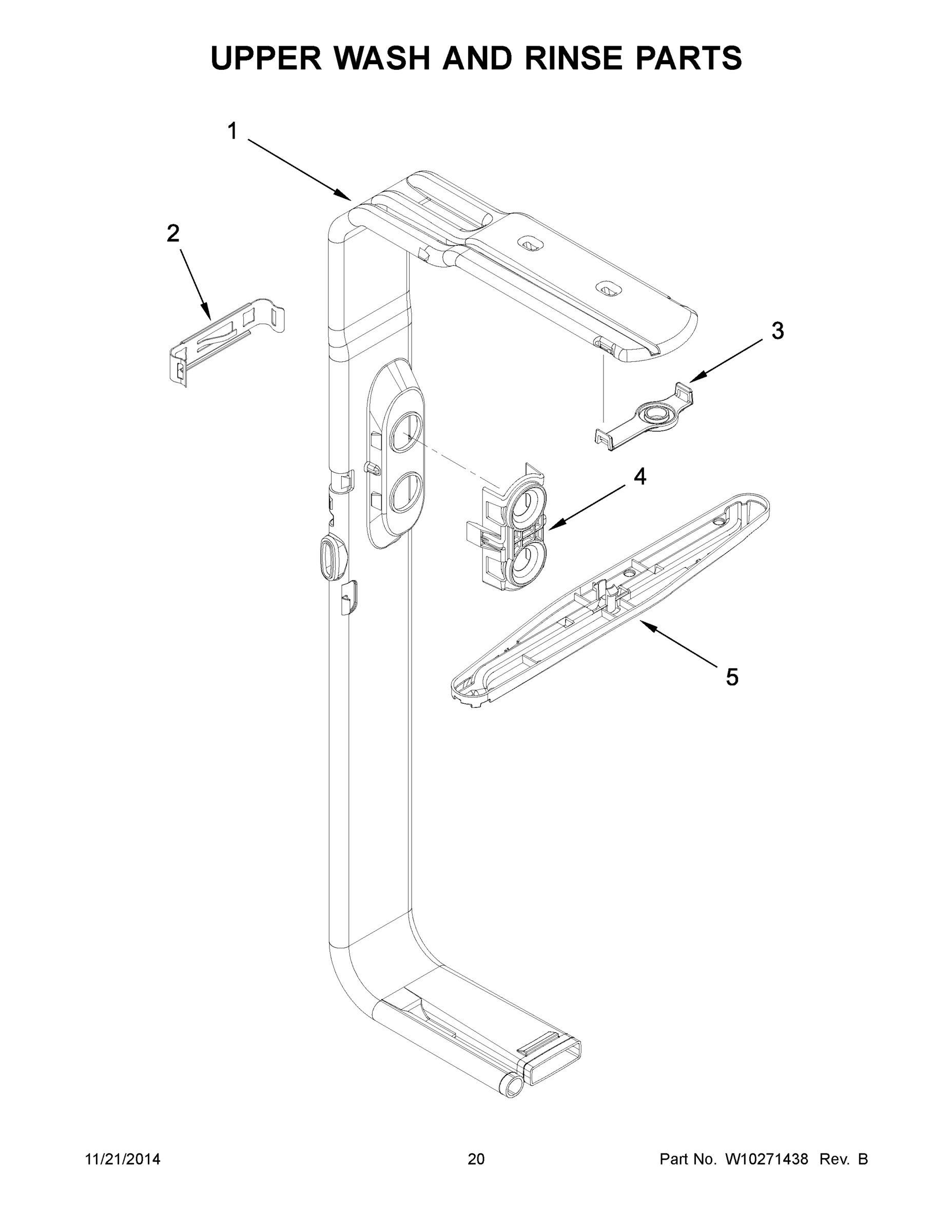 11 - UPPER WASH AND RINSE PARTS
