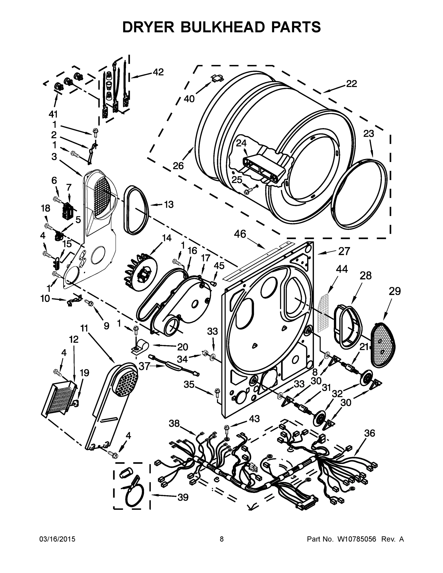 05 - DRYER BULKHEAD PARTS