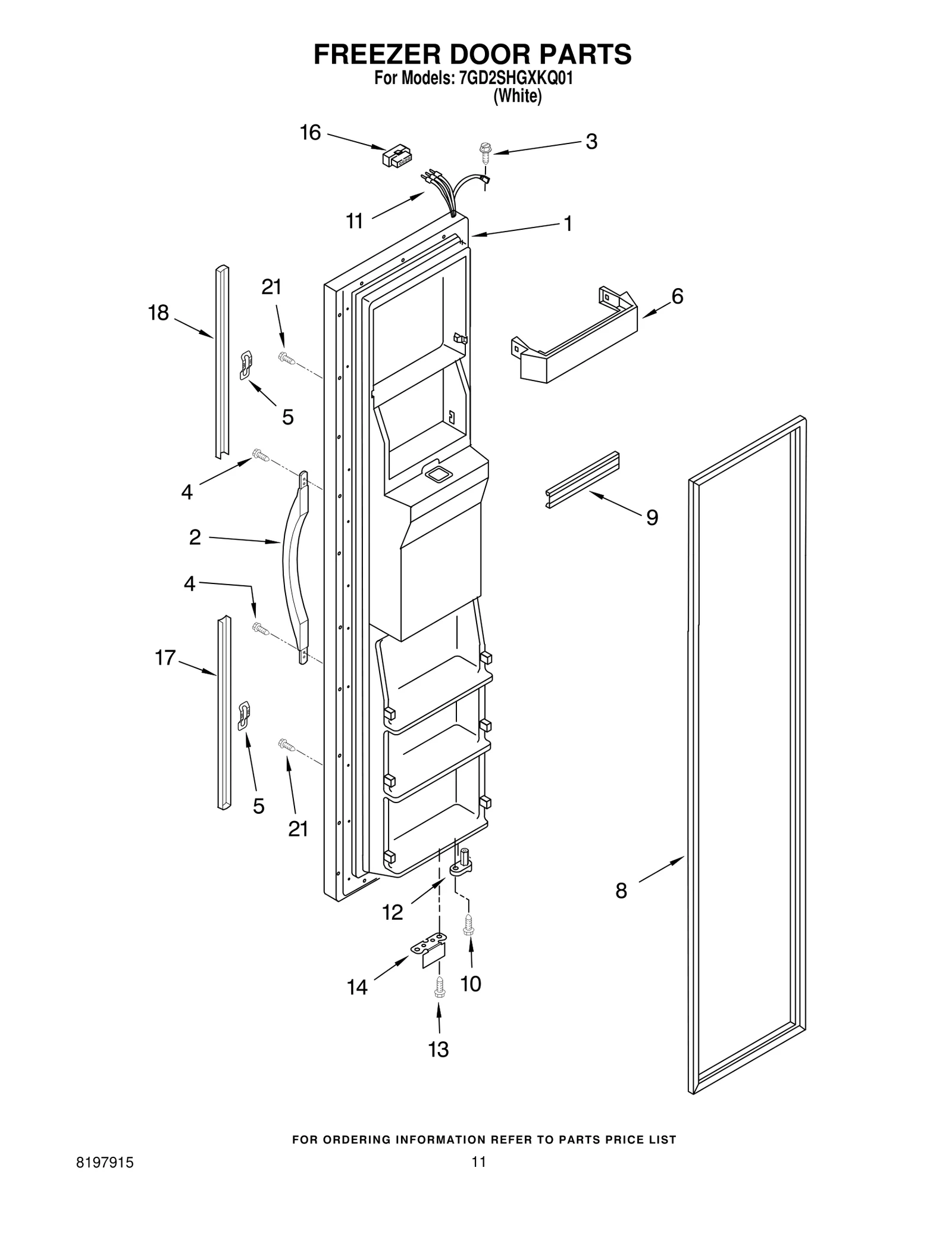 FREEZER DOOR PARTS